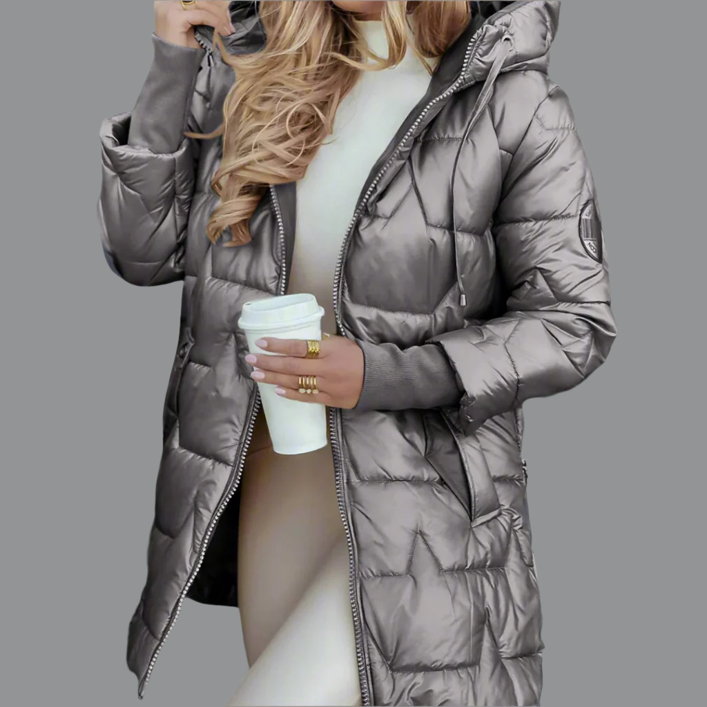 Women's Chic Quilted Autumn Jacket - Lightweight & Warm