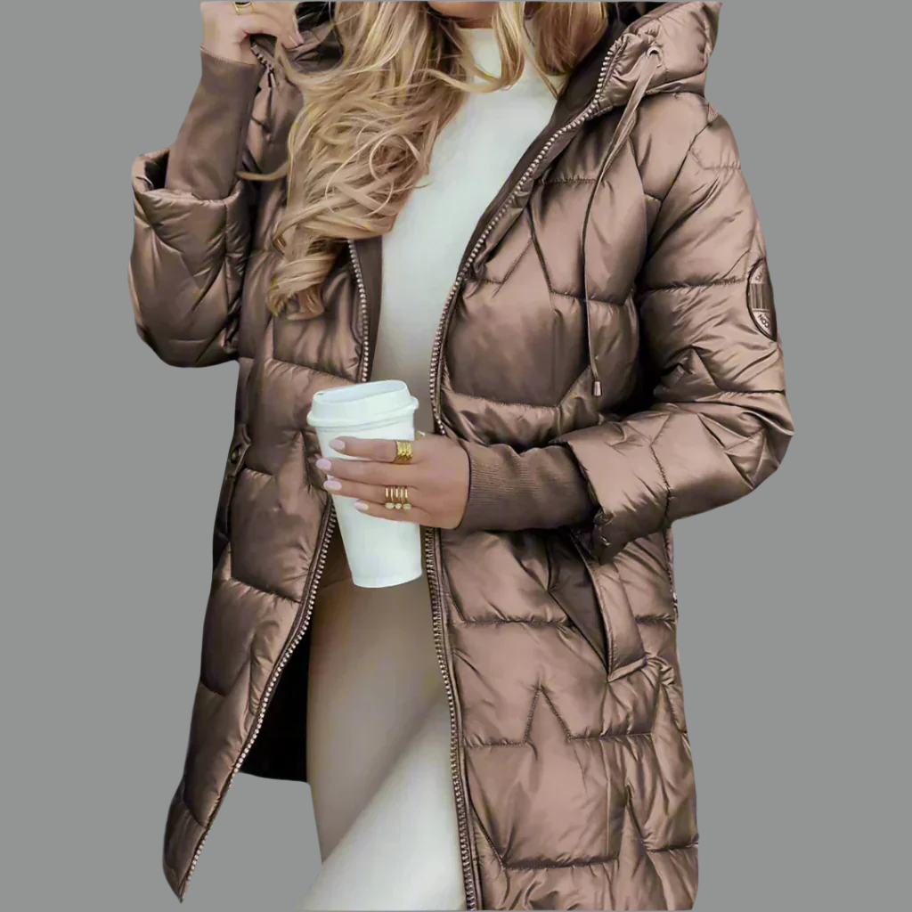 Women's Chic Quilted Autumn Jacket - Lightweight & Warm