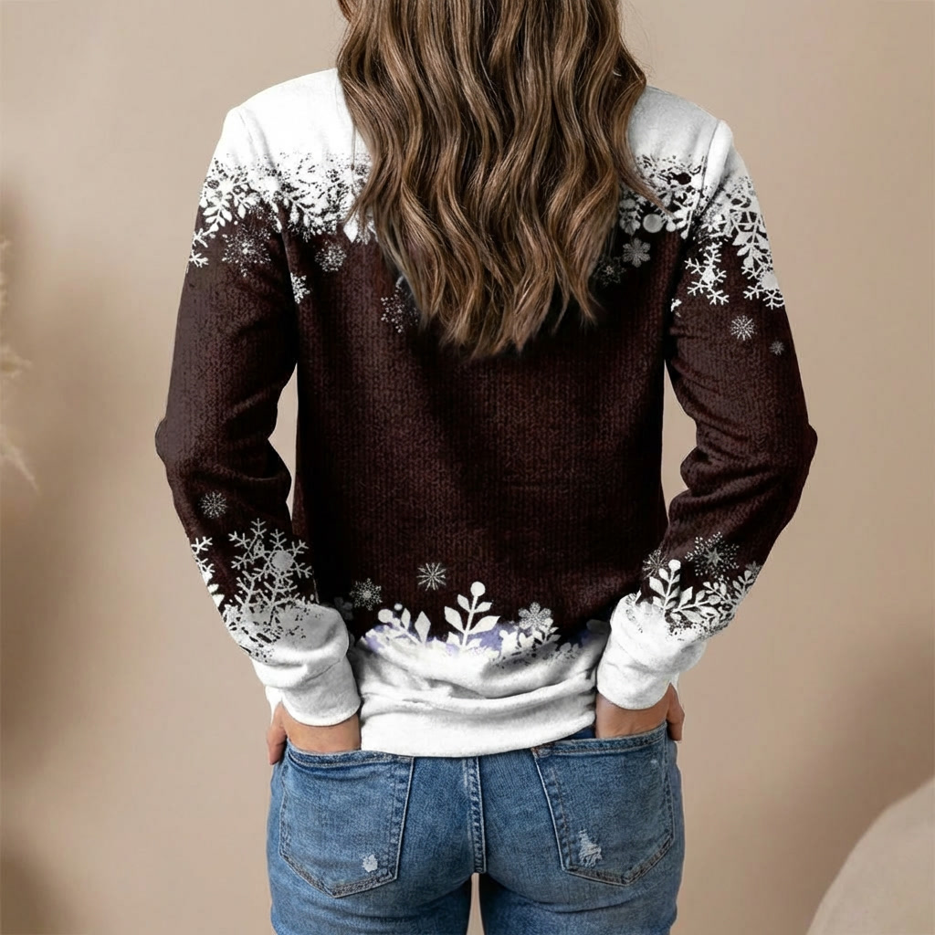Women's Christmas Snowman Sweatshirt