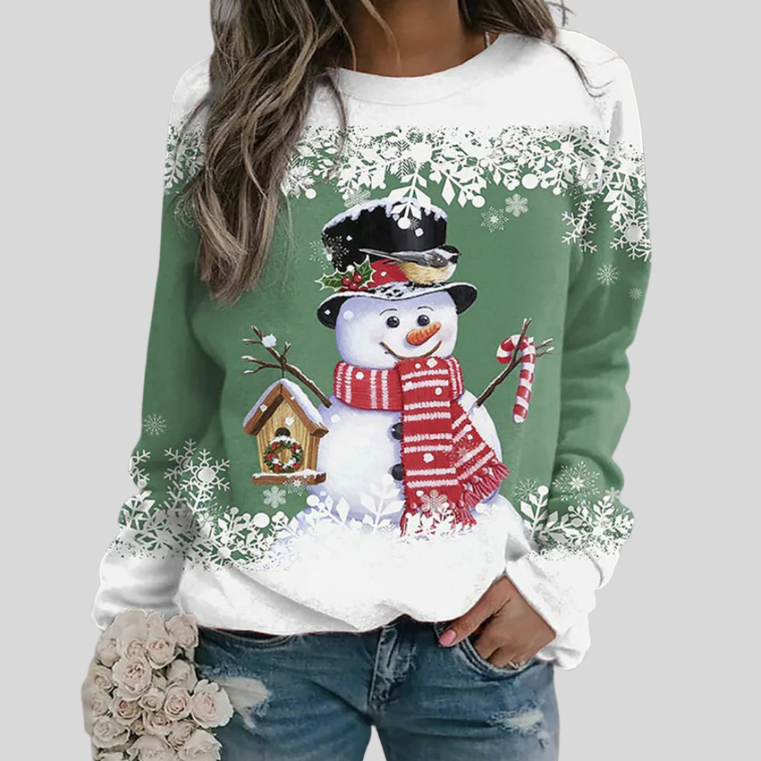 Women's Christmas Snowman Sweatshirt