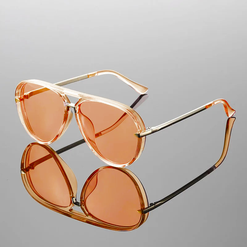 Women's Double Bridge Aviator Sunglasses