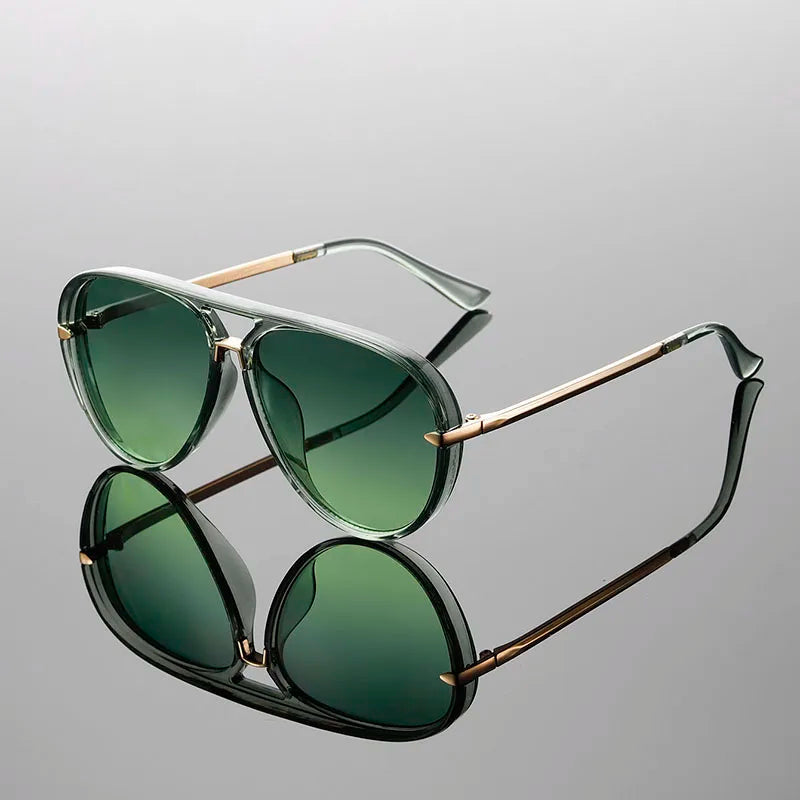 Women's Double Bridge Aviator Sunglasses
