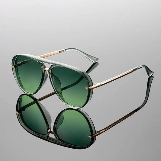 Women's Double Bridge Aviator Sunglasses