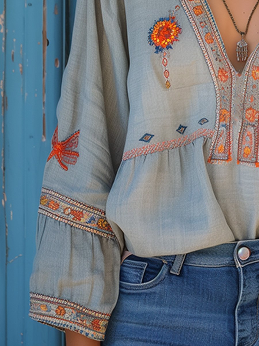 Women's Embroidered Blouse