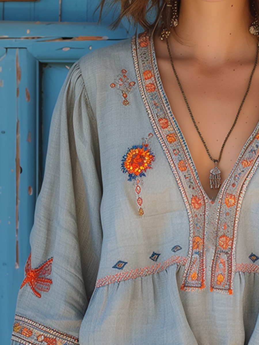 Women's Embroidered Blouse