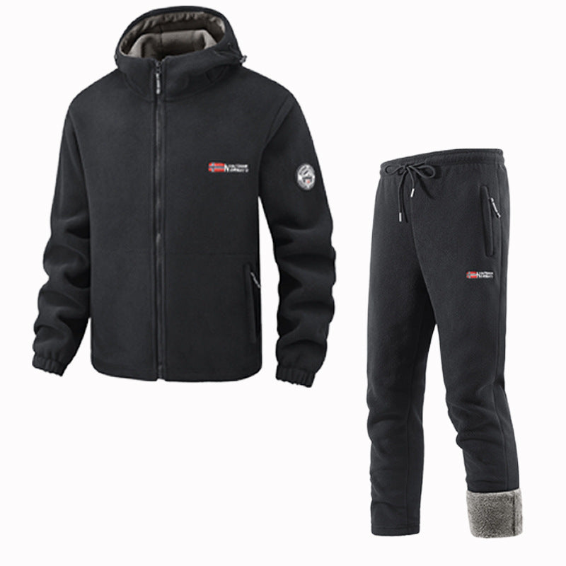 Women's Fleece Jacket and Jogging Pants Set