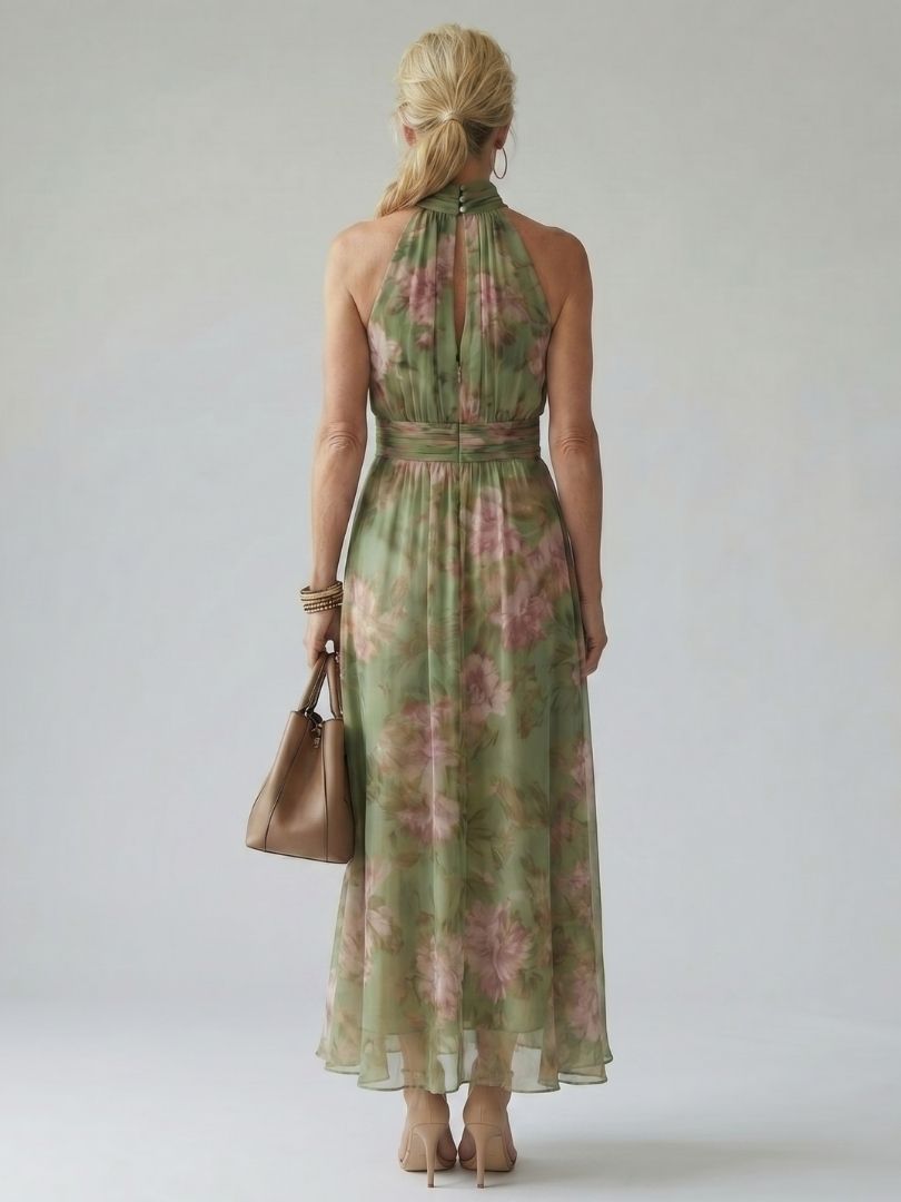 Women's Halter Maxi Dress