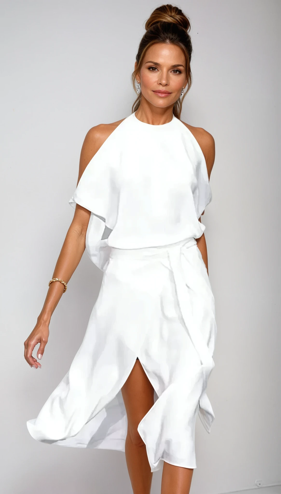 Women's Halter Midi Dress