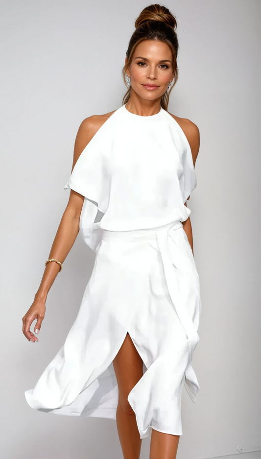 Women's Halter Midi Dress