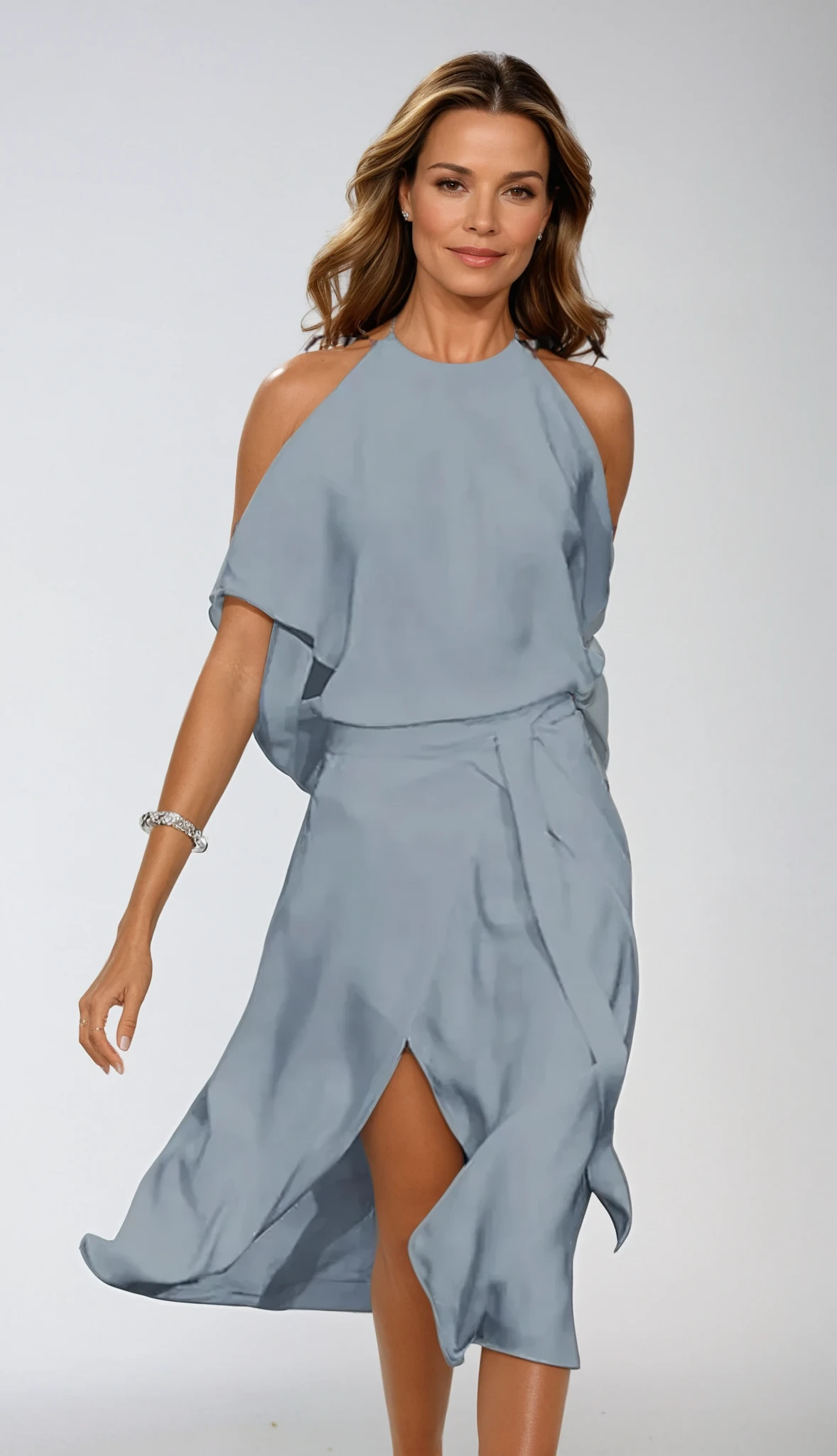 Women's Halter Midi Dress