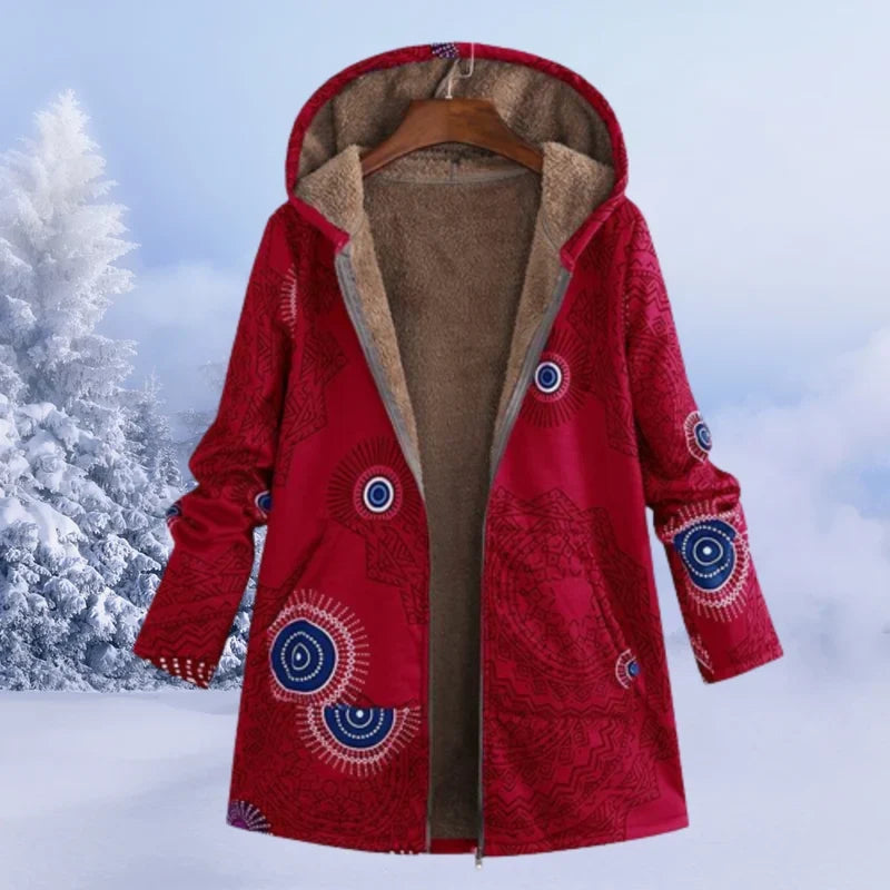 Women's Jacket – Cozy Hooded Jacket, Comfortable and Stylish for Winter