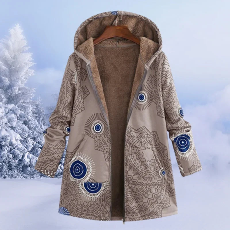 Women's Jacket – Cozy Hooded Jacket, Comfortable and Stylish for Winter