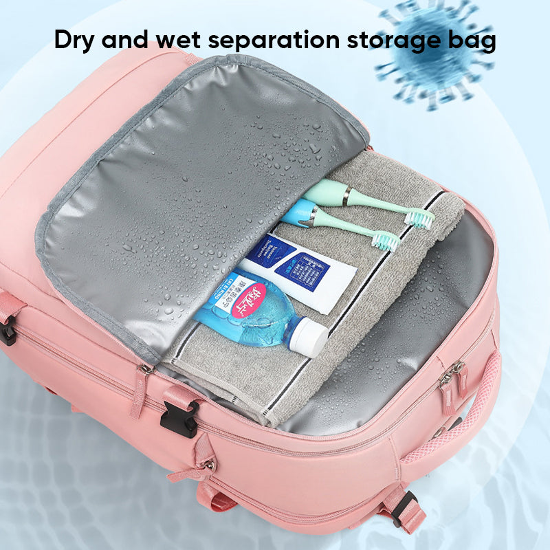 Women's Large Multifunctional Waterproof Backpack