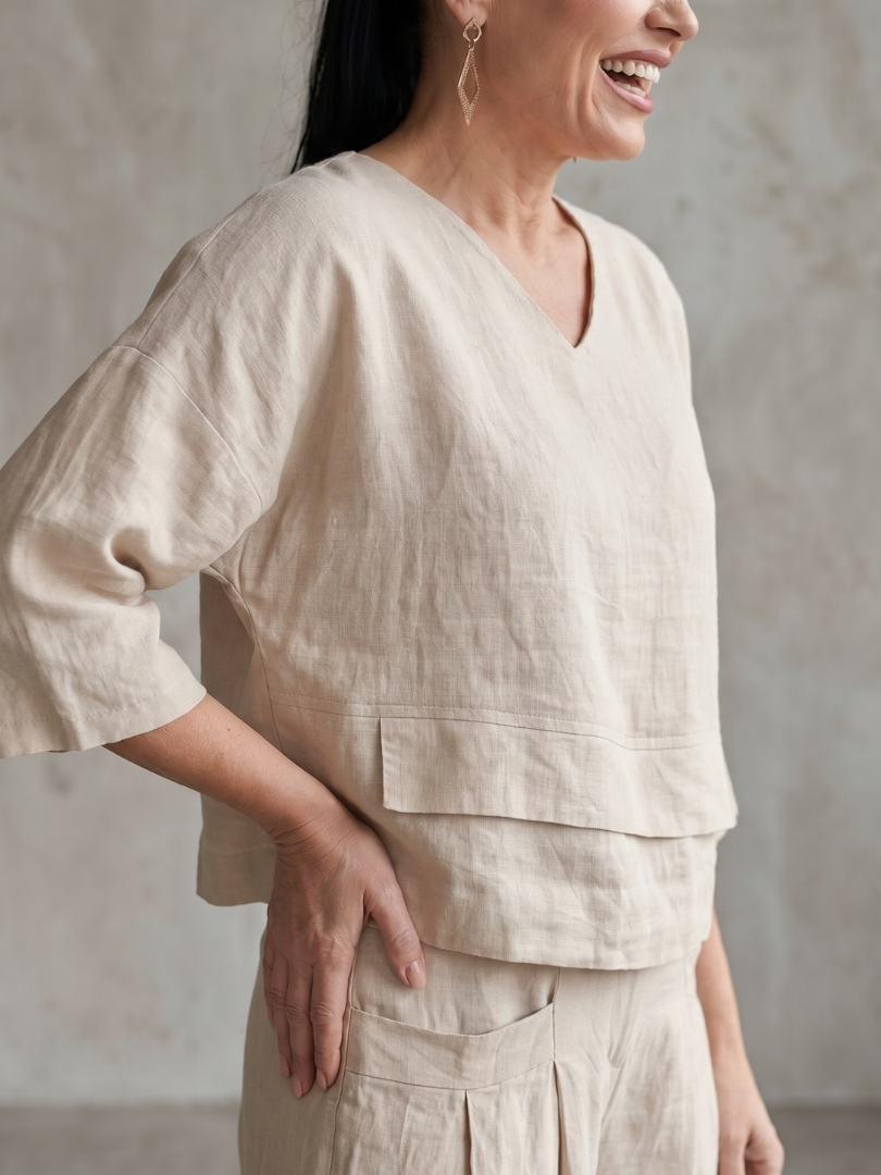 Women's Layered Palazzo Set