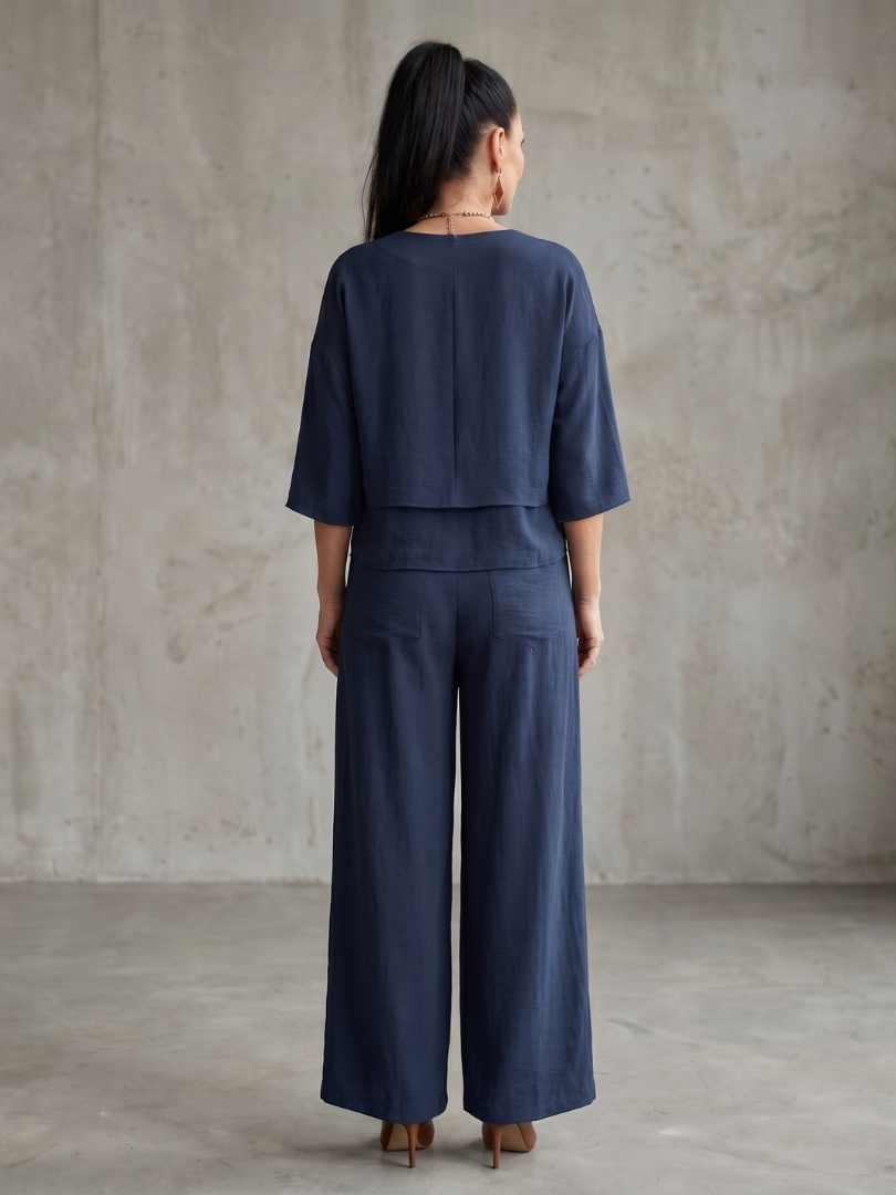 Women's Layered Palazzo Set
