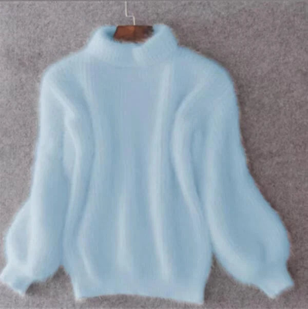 Women's Loose-Knit Wool Sweater – Comfortable and Elegant with Modern Style