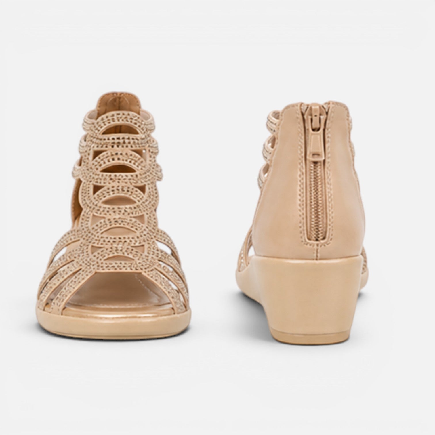 Women's Orthopedic Caged Wedge Sandals