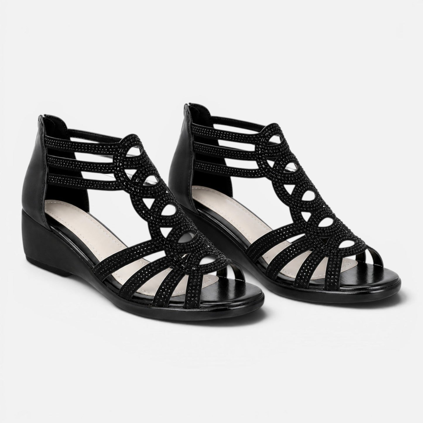 Women's Orthopedic Caged Wedge Sandals