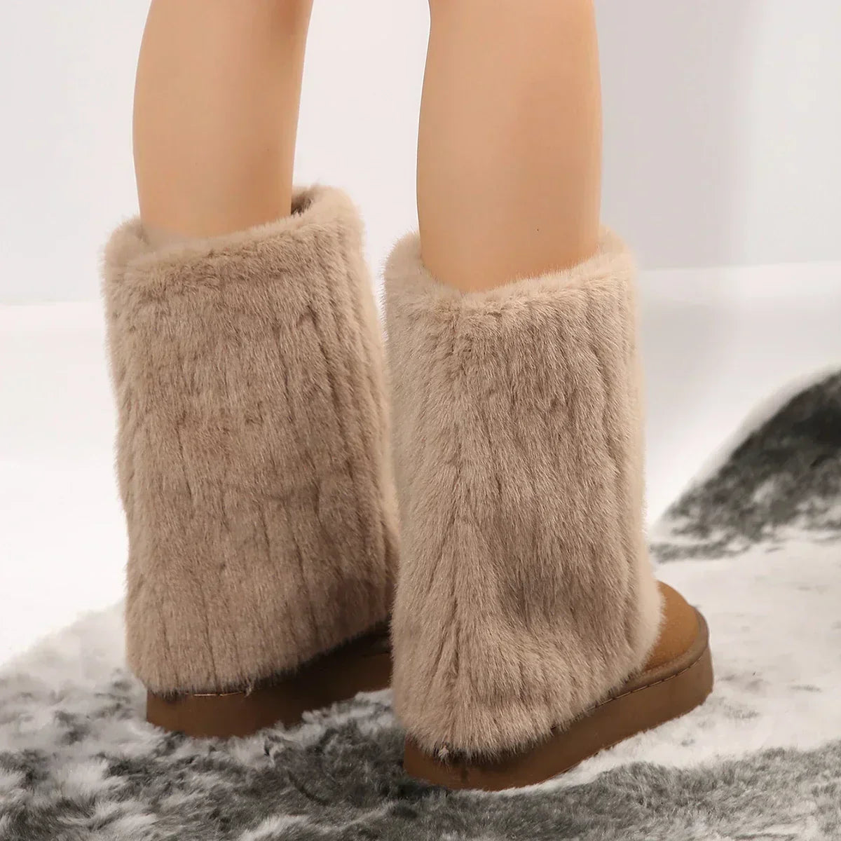 Women's Platform Knee-High Boots