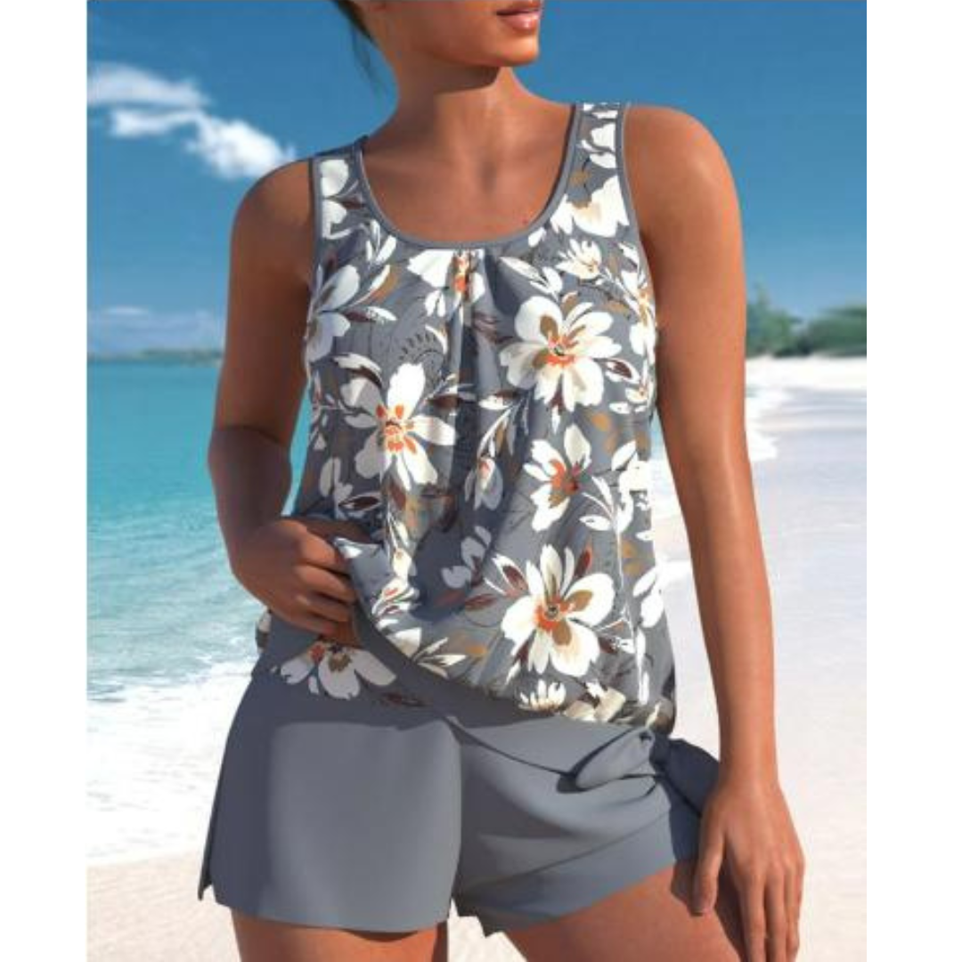 Women's Printed Tankini Swimsuit