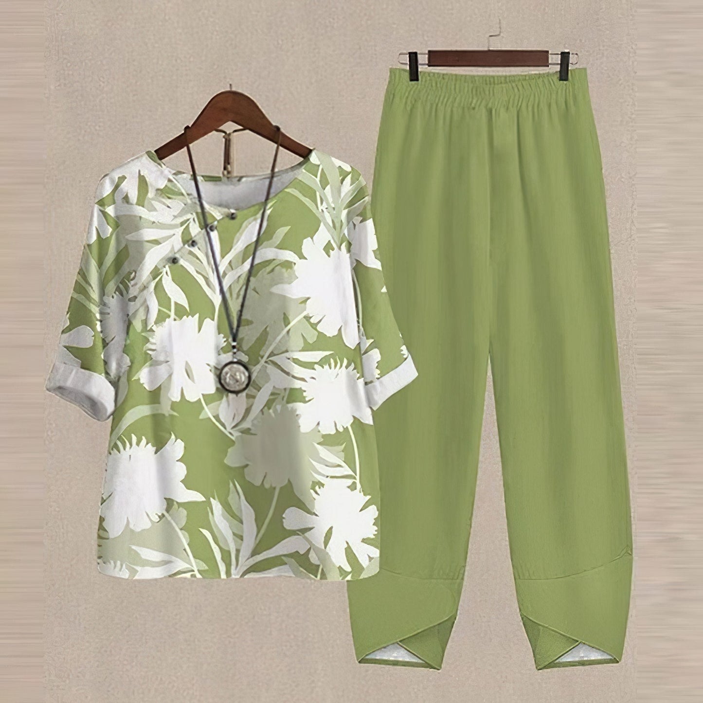 Women's Printed Two Piece Set
