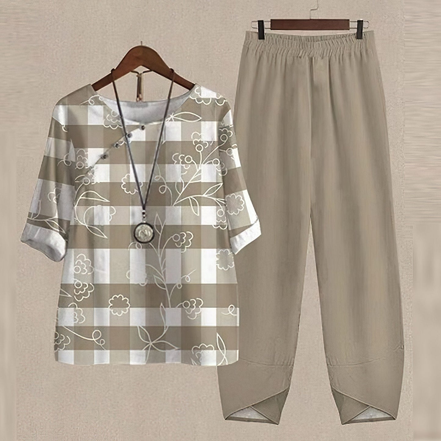 Women's Printed Two Piece Set