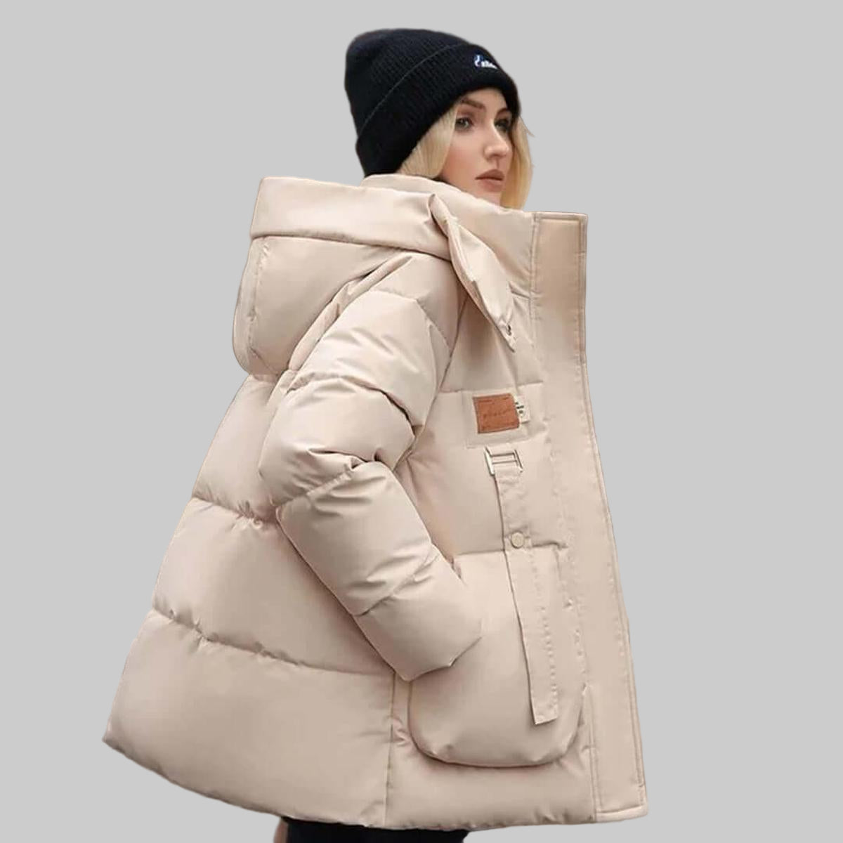Women's Quilted Hooded Jacket