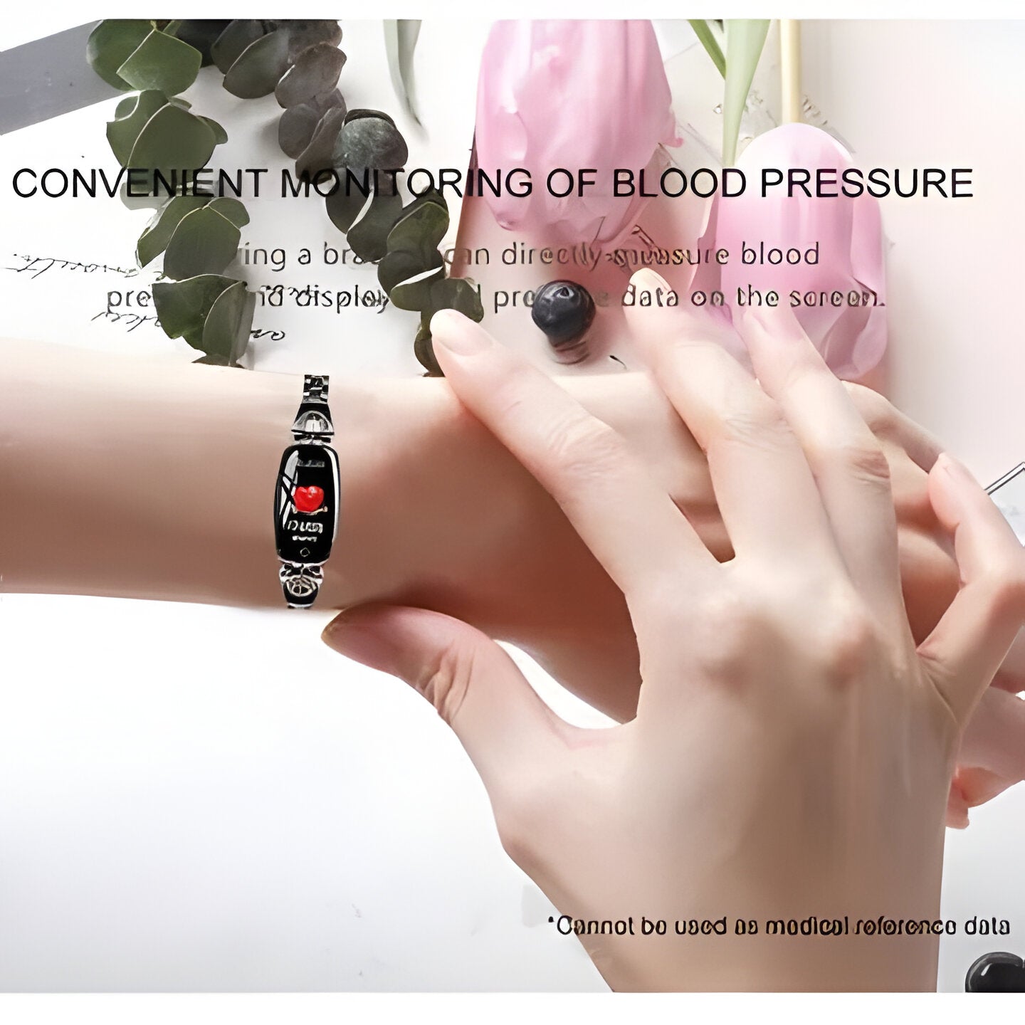 Women's Smart Fitness Bracelet with Heart Rate Monitor