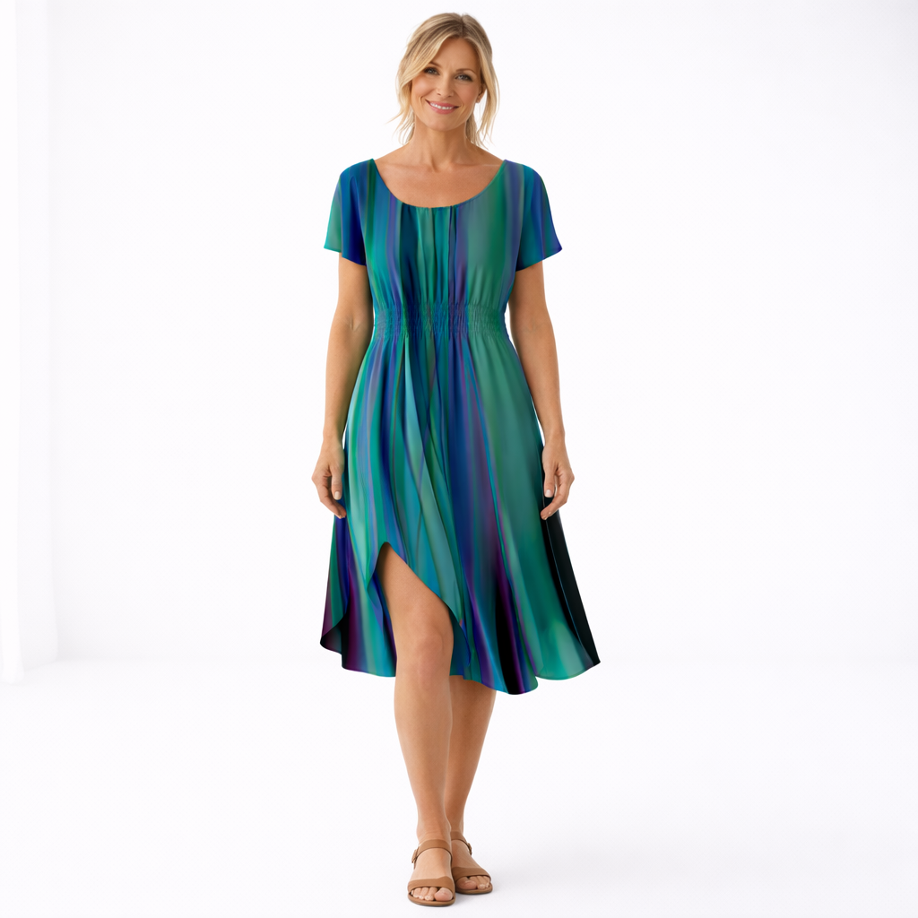 Women's Smocked Midi Dress