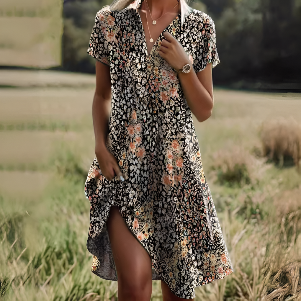 Women's Smocked Midi Dress