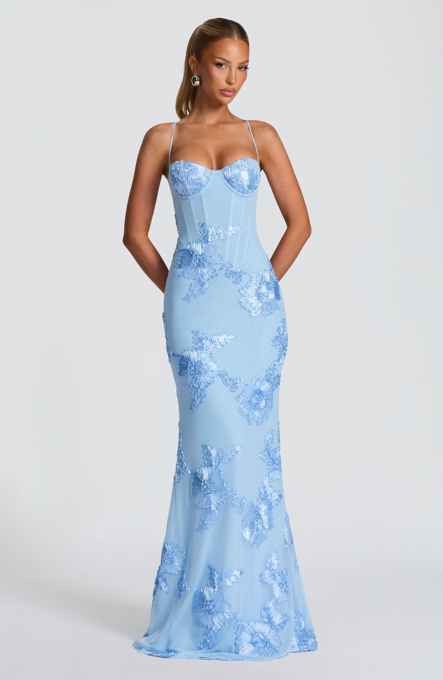 Women's Spaghetti Strap Bodycon Maxi Dress