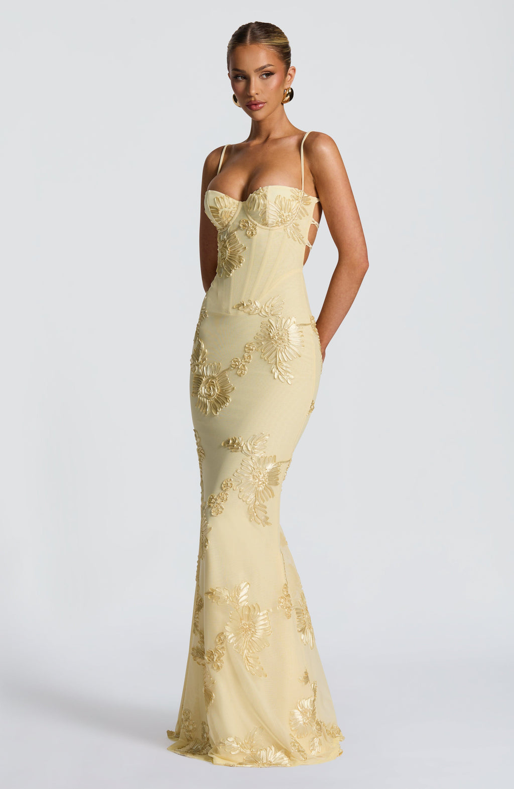 Women's Spaghetti Strap Bodycon Maxi Dress
