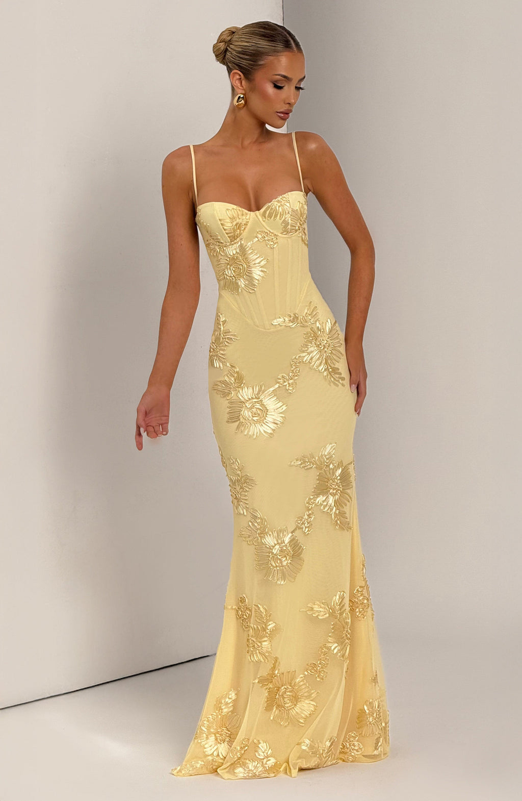 Women's Spaghetti Strap Bodycon Maxi Dress