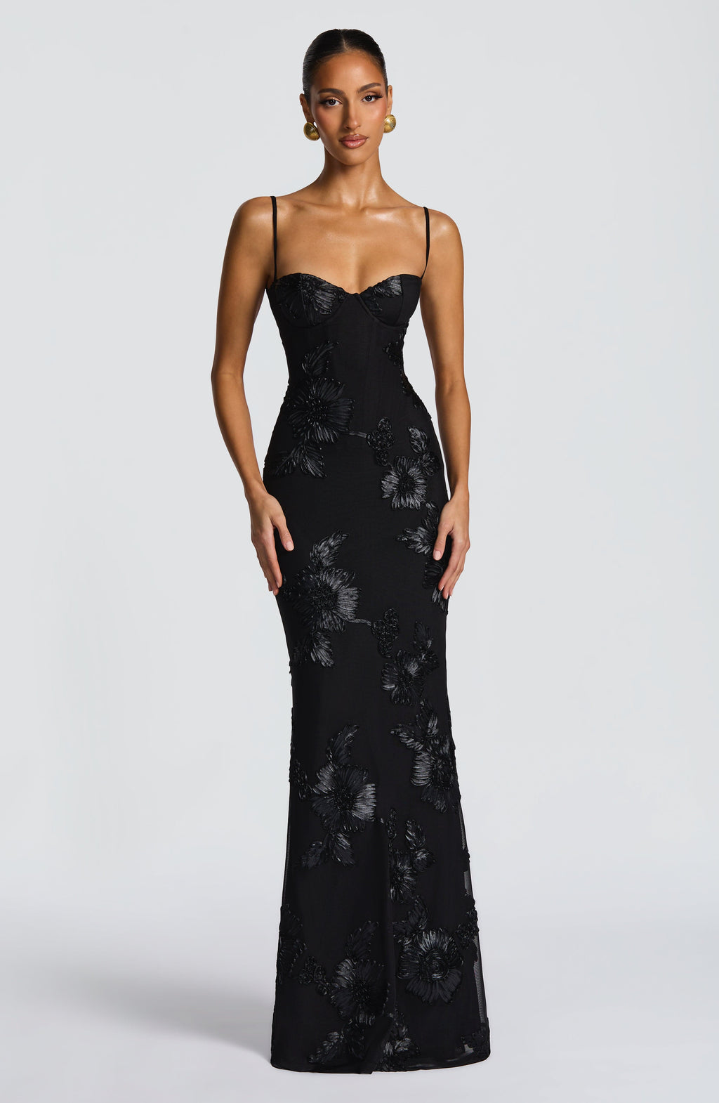 Women's Spaghetti Strap Bodycon Maxi Dress