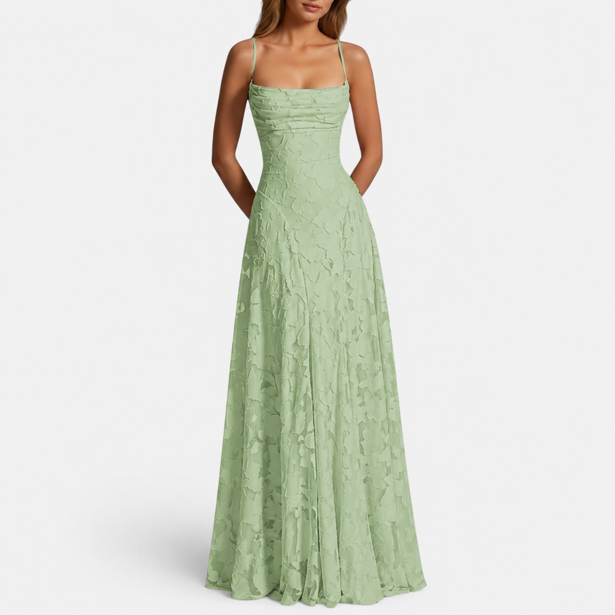 Women's Spaghetti Strap Maxi Dress