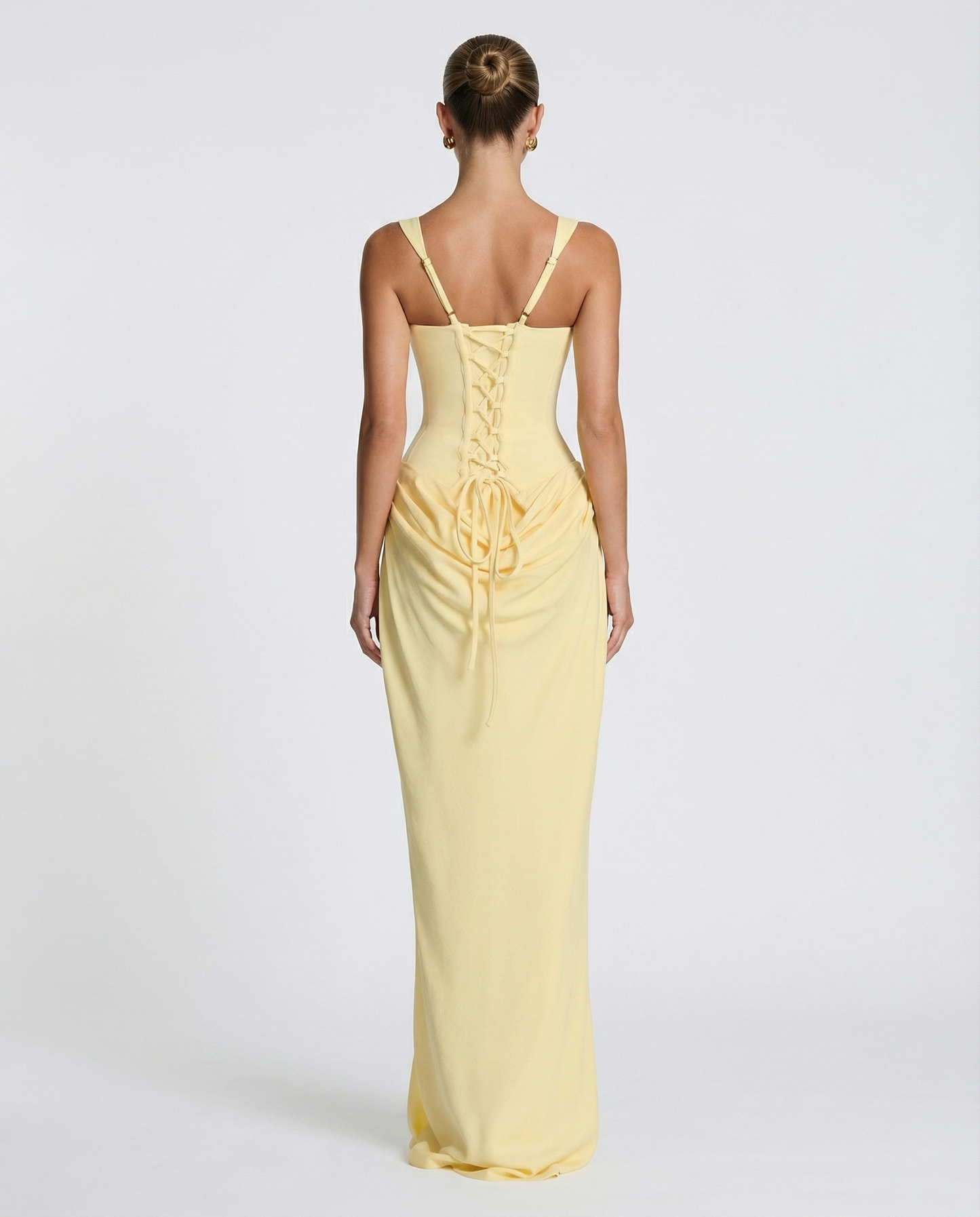Women's Square Neck Bodycon Maxi Dress