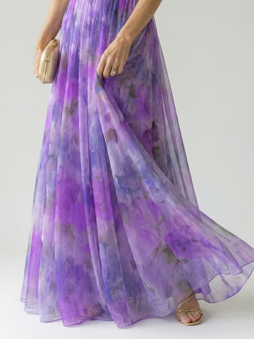 Women's Sweetheart A-line Maxi Dress