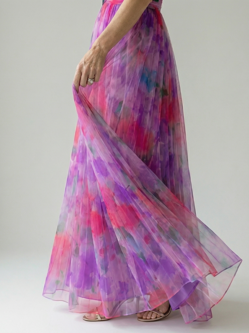 Women's Sweetheart A-line Maxi Dress