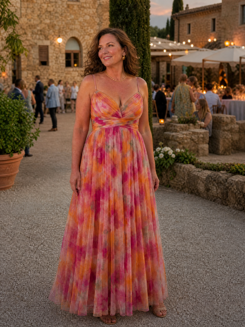 Women's Sweetheart A-line Maxi Dress