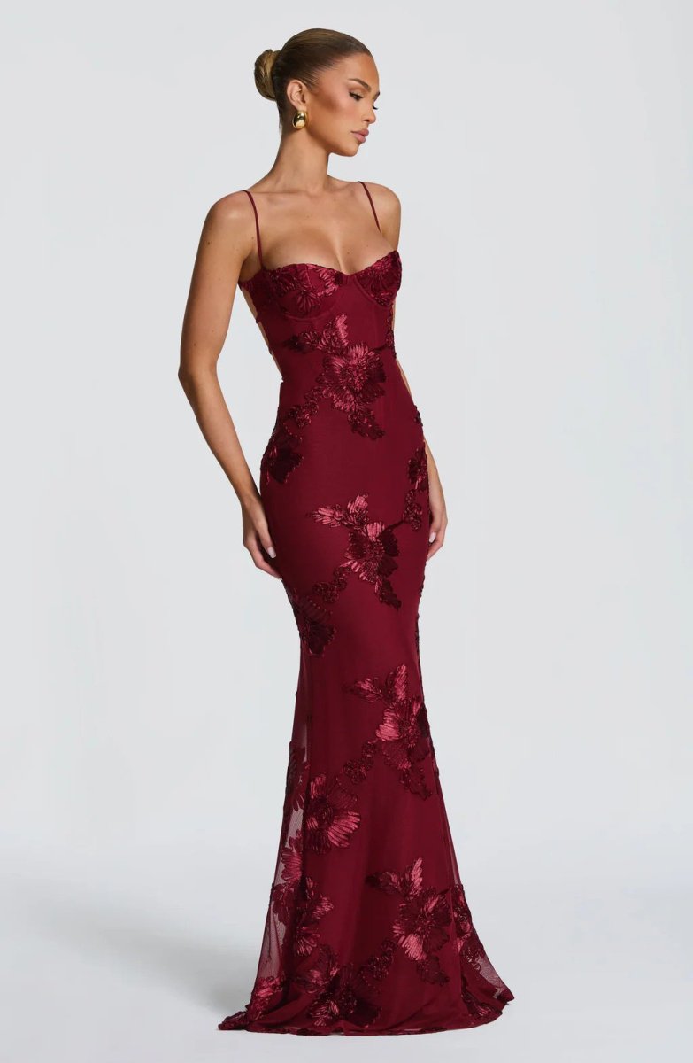 Women's Sweetheart Bodycon Maxi Dress