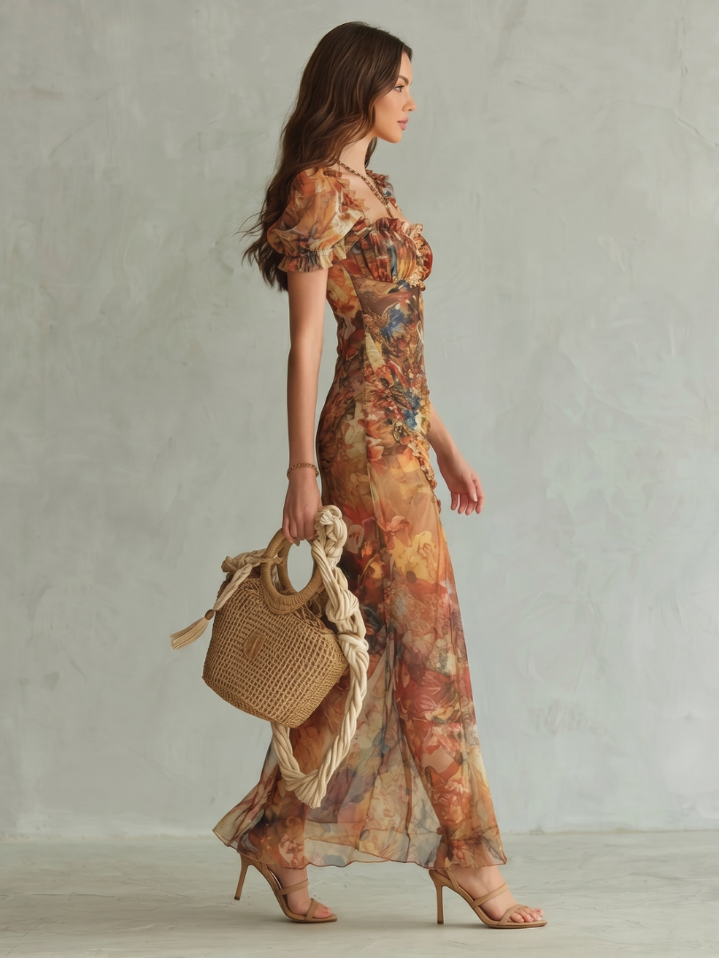 Women's Sweetheart Maxi Dress