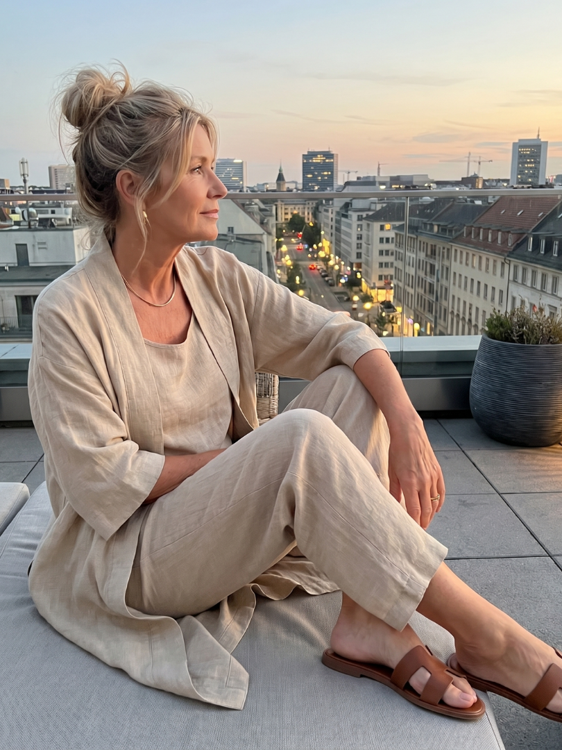 Women's Three-Piece Loungewear Set