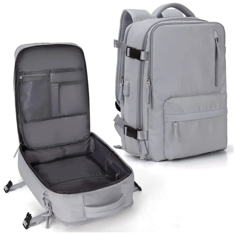 Women's Travel Backpack – Waterproof with USB & Anti-Theft