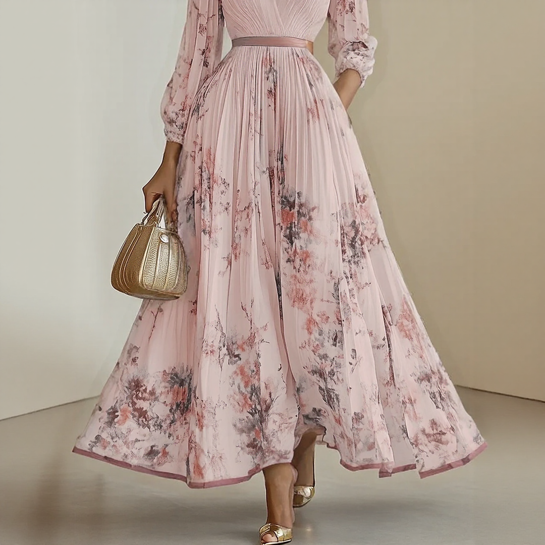 Women's V-Neck Maxi Dress