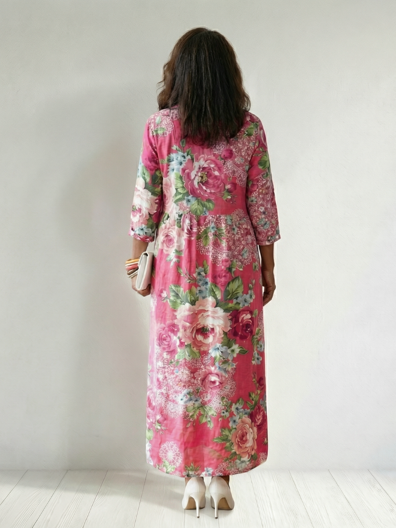 Women's V-Neck Maxi Dress