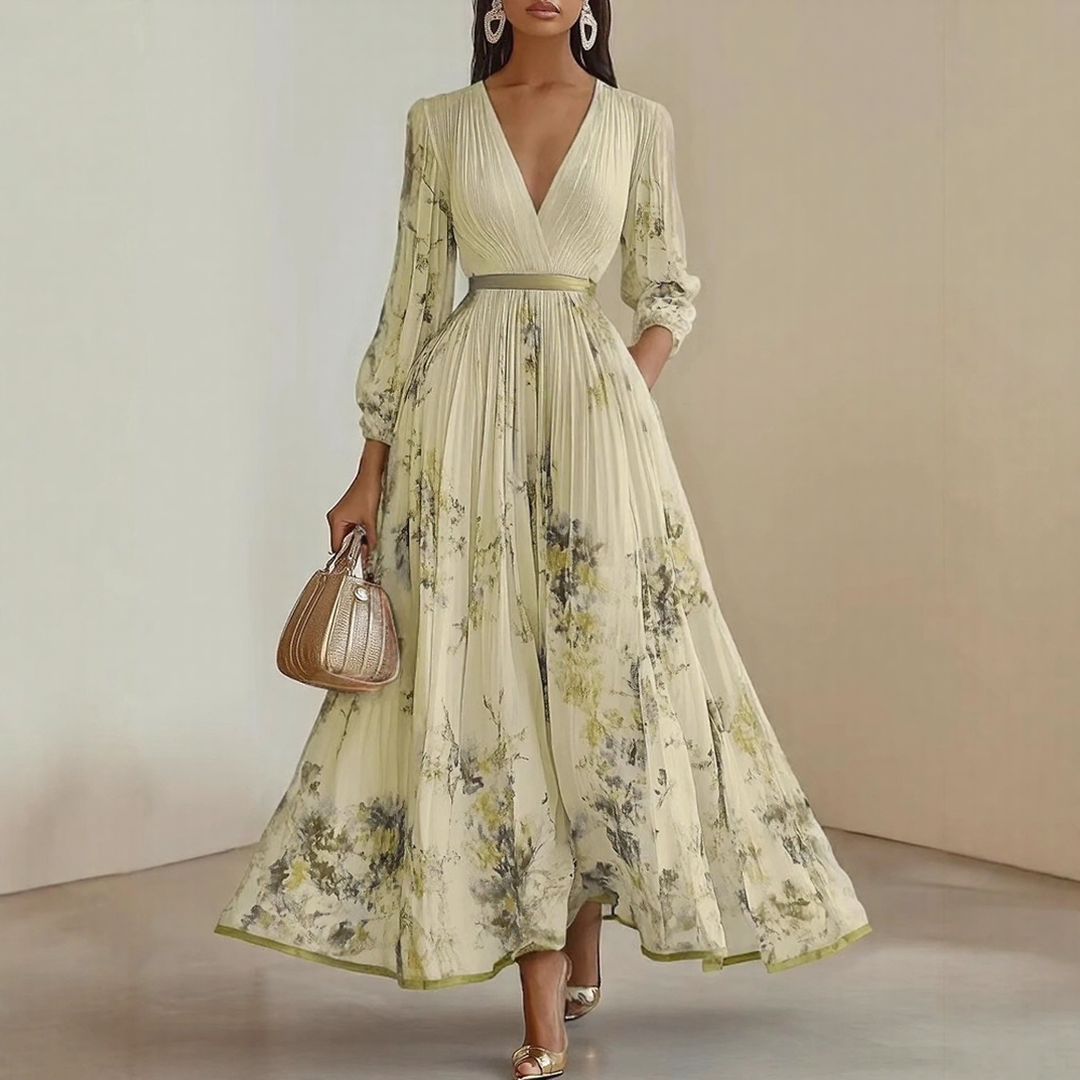 Women's V-Neck Maxi Dress