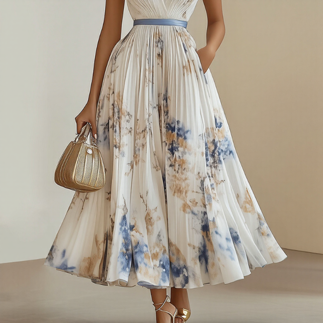 Women's V-Neck Maxi Dress