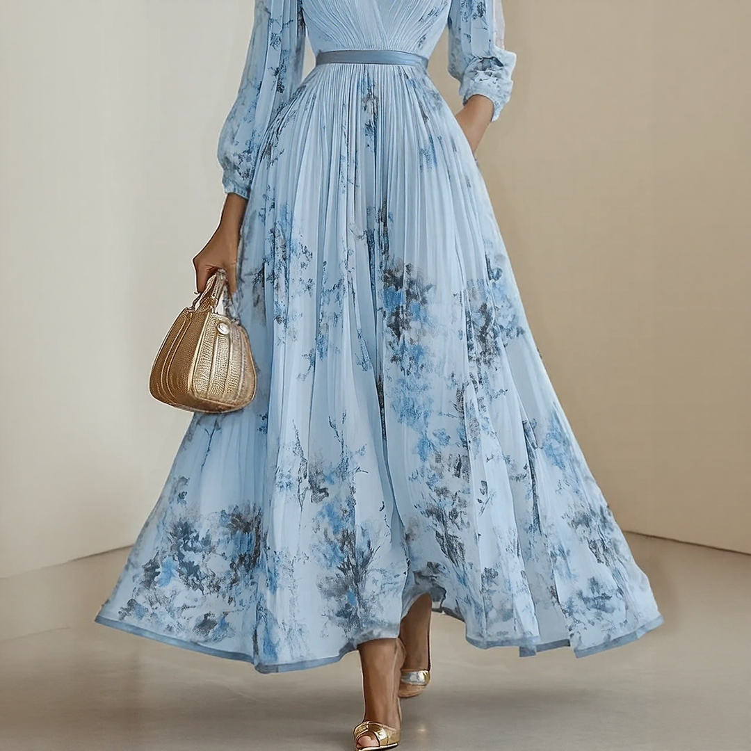Women's V-Neck Maxi Dress