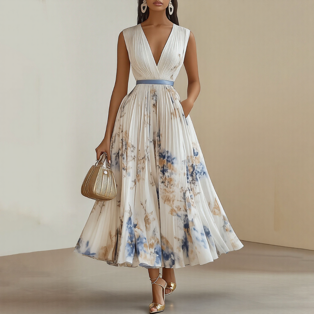 Women's V-Neck Maxi Dress