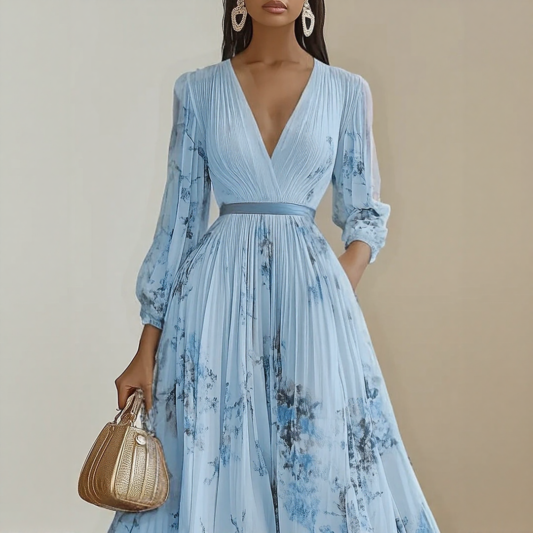Women's V-Neck Maxi Dress
